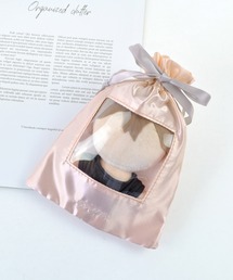 Appel Toi(アペルトワ)の10cmぬい 15cmぬい ぬいポーチ 巾着 ぬいぐるみ ポーチ サテン(その他雑貨)