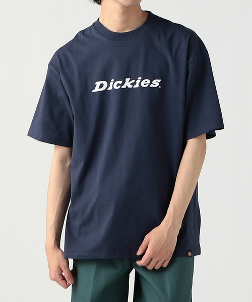 Dickies(ディッキーズ)の「Dickies/ディッキーズ フロントロゴプリントTシャツ 半袖(Tシャツ/カットソー・メンズ・ホワイト/ネイビー/グレー/ブラック・MEDIUM/LARGE/X-LARGE)」の4枚目の写真