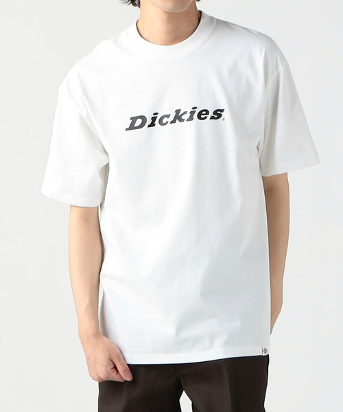 Dickies(ディッキーズ)の「Dickies/ディッキーズ フロントロゴプリントTシャツ 半袖(Tシャツ/カットソー・メンズ・ホワイト/ネイビー/グレー/ブラック・MEDIUM/LARGE/X-LARGE)」の1枚目の写真