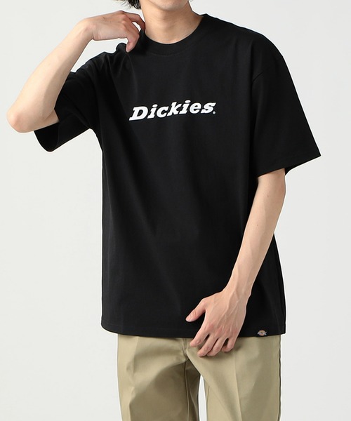 Dickies(ディッキーズ)の「Dickies/ディッキーズ フロントロゴプリントTシャツ 半袖(Tシャツ/カットソー・メンズ・ホワイト/ネイビー/グレー/ブラック・MEDIUM/LARGE/X-LARGE)」の2枚目の写真