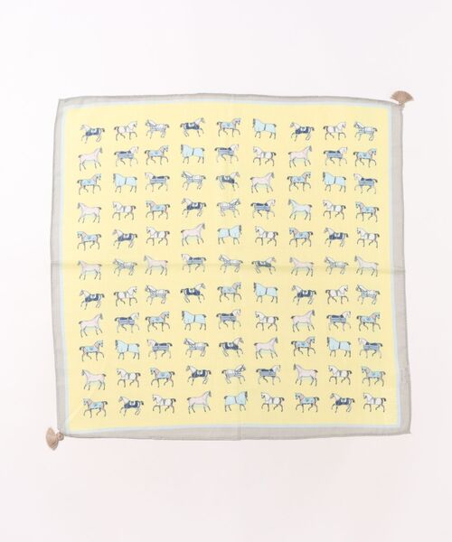 LOWRYS FARM（ローリーズファーム）の「ホースバンダナ　587923（バンダナ/スカーフ・キッズ・ベージュ/イエロー/グリーン/イエロー系その他・FREE）」の4枚目の写真