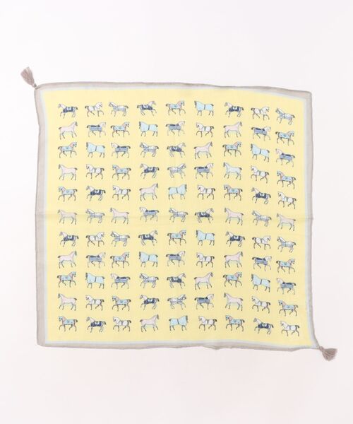 LOWRYS FARM（ローリーズファーム）の「ホースバンダナ　587923（バンダナ/スカーフ・キッズ・ベージュ/イエロー/グリーン/イエロー系その他・FREE）」の2枚目の写真