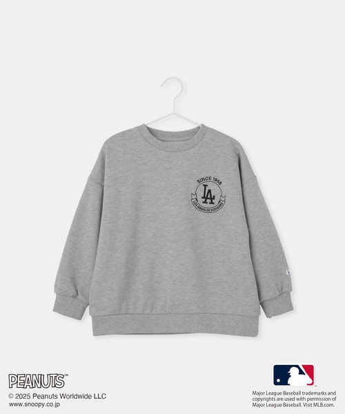 MLB(メジャーリーグベースボール)の「【PEANUTS×MLB COLLECTION by ROPE' PICNIC】スウェット(スウェット・キッズ・ライトグレー/ブラウン/チャコールグレー・L/S/M)」の4枚目の写真