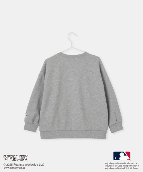 MLB(メジャーリーグベースボール)の「【PEANUTS×MLB COLLECTION by ROPE' PICNIC】スウェット(スウェット・キッズ・ライトグレー/ブラウン/チャコールグレー・L/S/M)」の5枚目の写真