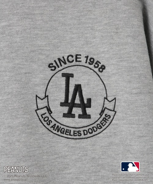 MLB(メジャーリーグベースボール)の「【PEANUTS×MLB COLLECTION by ROPE' PICNIC】スウェット(スウェット・キッズ・ライトグレー/ブラウン/チャコールグレー・L/S/M)」の7枚目の写真