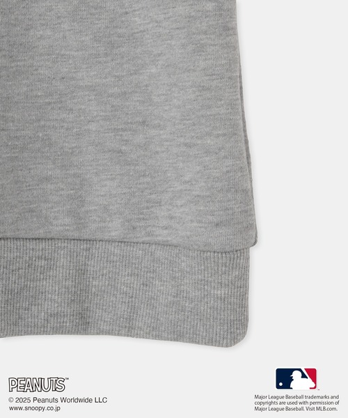 MLB(メジャーリーグベースボール)の「【PEANUTS×MLB COLLECTION by ROPE' PICNIC】スウェット(スウェット・キッズ・ライトグレー/ブラウン/チャコールグレー・L/S/M)」の9枚目の写真