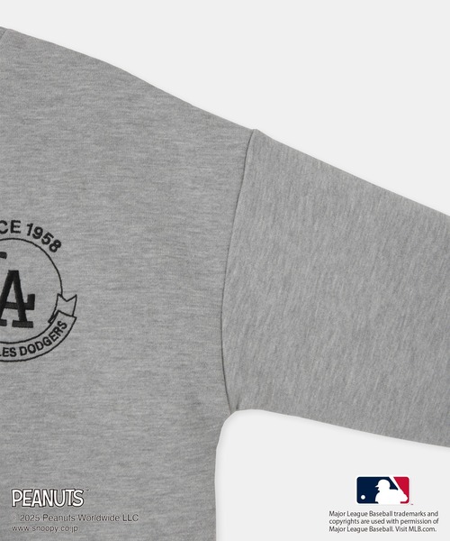 MLB(メジャーリーグベースボール)の「【PEANUTS×MLB COLLECTION by ROPE' PICNIC】スウェット(スウェット・キッズ・ライトグレー/ブラウン/チャコールグレー・L/S/M)」の10枚目の写真