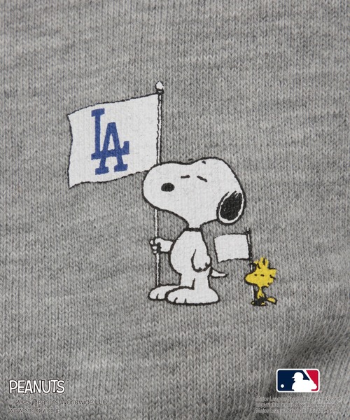 MLB(メジャーリーグベースボール)の「【PEANUTS×MLB COLLECTION by ROPE' PICNIC】スウェット(スウェット・キッズ・ライトグレー/ブラウン/チャコールグレー・L/S/M)」の11枚目の写真