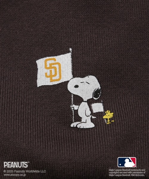 MLB(メジャーリーグベースボール)の「【PEANUTS×MLB COLLECTION by ROPE' PICNIC】スウェット(スウェット・キッズ・ライトグレー/ブラウン/チャコールグレー・L/S/M)」の16枚目の写真