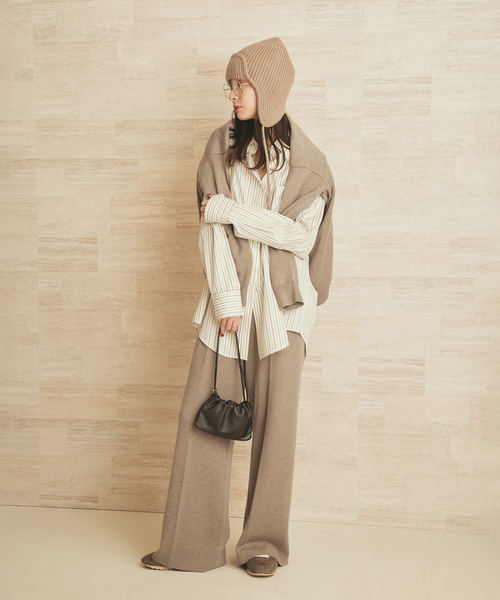 plage（プラージュ）の「nuance stripe シャツ（シャツ/ブラウス・レディース・ホワイト・FREE）」の5枚目の写真