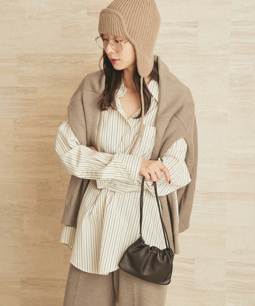 plage（プラージュ）の「nuance stripe シャツ（シャツ/ブラウス・レディース・ホワイト・FREE）」の9枚目の写真