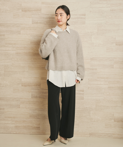 plage（プラージュ）の「nuance stripe シャツ（シャツ/ブラウス・レディース・ホワイト・FREE）」の11枚目の写真