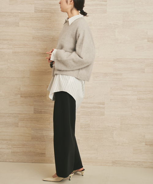 plage（プラージュ）の「nuance stripe シャツ（シャツ/ブラウス・レディース・ホワイト・FREE）」の12枚目の写真