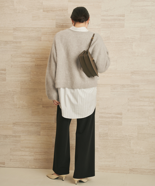 plage（プラージュ）の「nuance stripe シャツ（シャツ/ブラウス・レディース・ホワイト・FREE）」の13枚目の写真