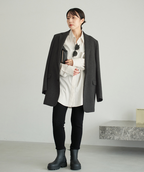 plage（プラージュ）の「nuance stripe シャツ（シャツ/ブラウス・レディース・ホワイト・FREE）」の21枚目の写真