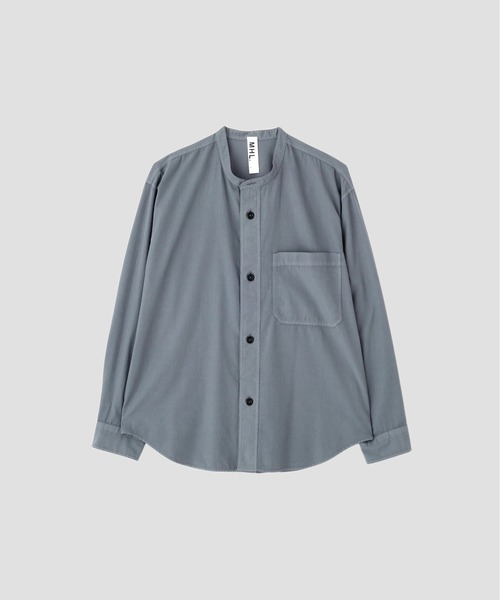 シャツ　ブラウス　MHL. GARMENT DYE COTTON POPLIN GARMENT DYE COTTON SHIRTING（シャツ⁄ブラウス）｜MHL