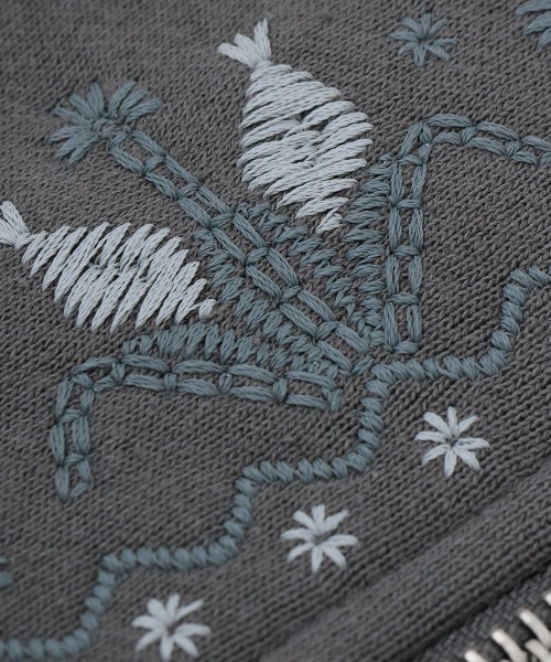 チチカカ(チチカカ)の「ミルパ刺繍ドルマンジップパーカー(パーカー・レディース・レッド/オフホワイト/チャコールグレー・FREE)」の18枚目の写真