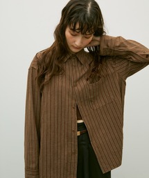 Lutim by u（ルチバイユー）の「Ethical suede over shirt / エシカルスエードオーバーシャツ（シャツ/ブラウス・レディース）」