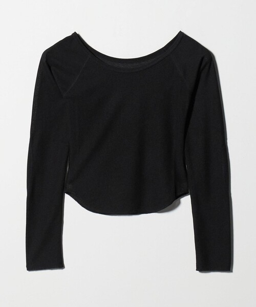 ATTISESSION（アティセッション）の「＜ATTISESSION＞ワッフル ローカットネック トップス（Tシャツ/カットソー・レディース・オリーブ/ブラック/レッド・FREE）」の20枚目の写真