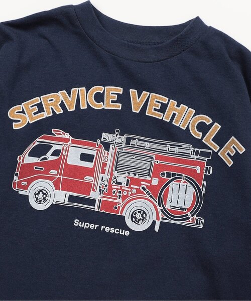 BREEZE(ブリーズ)の「【WEB限定/ジュニア対応】グラフィックバリエーション長袖Tシャツ(Tシャツ/カットソー・キッズ・オレンジ/ミント/ネイビー/ベージュ/チャコール/イエロー/サックスブルー/ピンク/オフホワイト/グレー・140/110/100/130/120/150/90)」の21枚目の写真