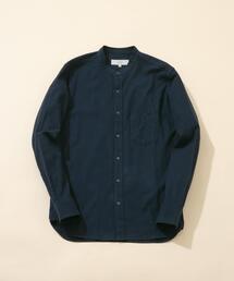 URBAN RESEARCH ROSSO MEN | 『抗菌 / 防臭』『XXLサイズあり』ハイパフォーマンスフランネルバンドカラーシャツ(シャツ/ブラウス)