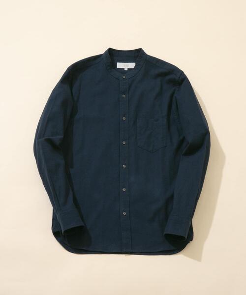 URBAN RESEARCH ROSSO MEN(アーバンリサーチロッソメン)の「『抗菌 / 防臭』『XXLサイズあり』ハイパフォーマンスフランネルバンドカラーシャツ(シャツ/ブラウス・メンズ・ボルドー/ネイビー/ブルー系その他/チェック/グリーン系その他/アイボリー/ブラック/カーキ/ブラウン系その他/グレー・SMALL/MEDIUM/LARGE/X-LARGE/XX-LARGE)」の9枚目の写真