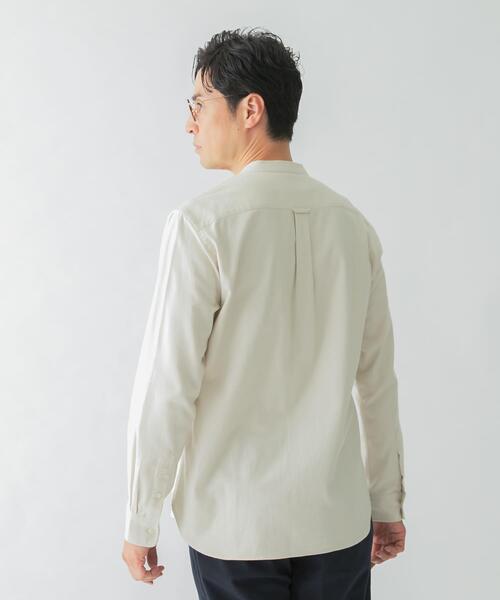 URBAN RESEARCH ROSSO MEN(アーバンリサーチロッソメン)の「『抗菌 / 防臭』『XXLサイズあり』ハイパフォーマンスフランネルバンドカラーシャツ(シャツ/ブラウス・メンズ・ボルドー/ネイビー/ブルー系その他/チェック/グリーン系その他/アイボリー/ブラック/カーキ/ブラウン系その他/グレー・SMALL/MEDIUM/LARGE/X-LARGE/XX-LARGE)」の12枚目の写真