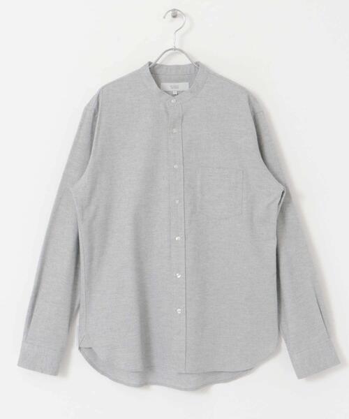 URBAN RESEARCH ROSSO MEN(アーバンリサーチロッソメン)の「『抗菌 / 防臭』『XXLサイズあり』ハイパフォーマンスフランネルバンドカラーシャツ(シャツ/ブラウス・メンズ・ボルドー/ネイビー/ブルー系その他/チェック/グリーン系その他/アイボリー/ブラック/カーキ/ブラウン系その他/グレー・SMALL/MEDIUM/LARGE/X-LARGE/XX-LARGE)」の20枚目の写真