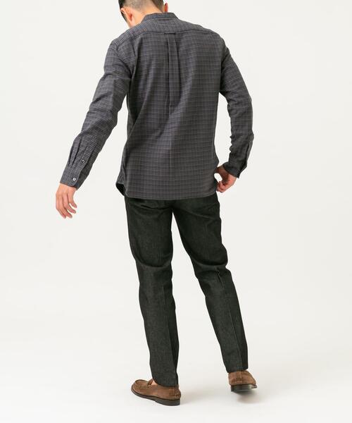 URBAN RESEARCH ROSSO MEN(アーバンリサーチロッソメン)の「『抗菌 / 防臭』『XXLサイズあり』ハイパフォーマンスフランネルバンドカラーシャツ(シャツ/ブラウス・メンズ・ボルドー/ネイビー/ブルー系その他/チェック/グリーン系その他/アイボリー/ブラック/カーキ/ブラウン系その他/グレー・SMALL/MEDIUM/LARGE/X-LARGE/XX-LARGE)」の14枚目の写真