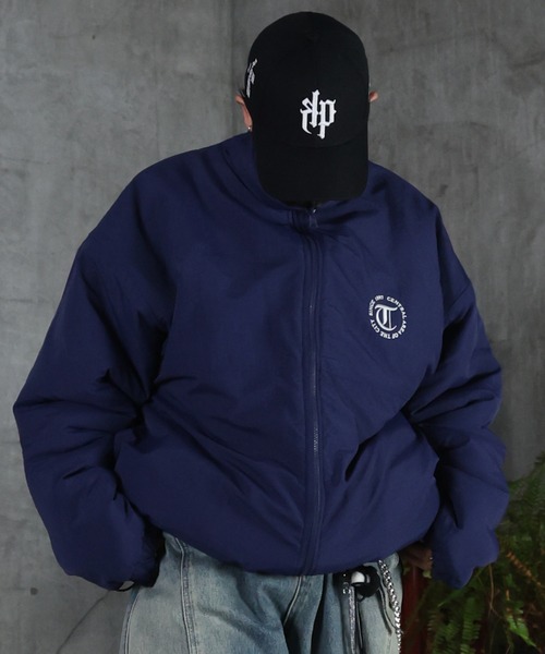 ILL'S(イルズ)の「2WAY リバーシブル ナイロン ドローコード ボアブルゾン メンズ レディース ユニセックス(ブルゾン・メンズ・ブラック/ブラック系その他/グレー/ネイビー・M/L)」の18枚目の写真