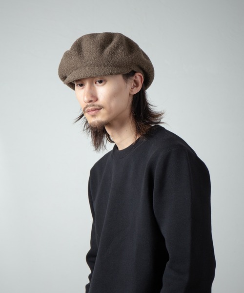 RACAL（ラカル）の「Curling Yarn Thermo Knit Casquette / カーリングヤーンサーモニットキャスケット（キャスケット・メンズ・ブラック/オリーブ/グレー/モカ・MEDIUM/LARGE）」の3枚目の写真
