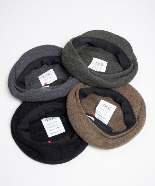 RACAL（ラカル）の「Curling Yarn Thermo Knit Casquette / カーリングヤーンサーモニットキャスケット（キャスケット・メンズ・ブラック/オリーブ/グレー/モカ・MEDIUM/LARGE）」の20枚目の写真