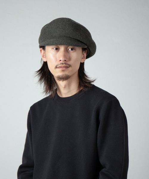 RACAL（ラカル）の「Curling Yarn Thermo Knit Casquette / カーリングヤーンサーモニットキャスケット（キャスケット・メンズ・ブラック/オリーブ/グレー/モカ・MEDIUM/LARGE）」の12枚目の写真
