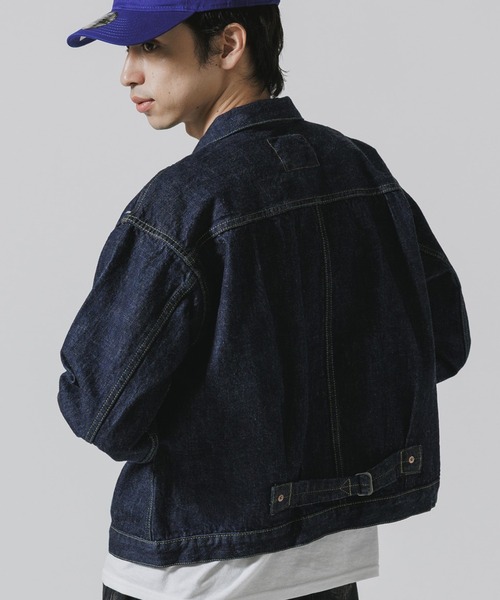 美品 REMI RELIEF USED加工 デニムジャケット 1st 大戦 XL REMI RELIEF