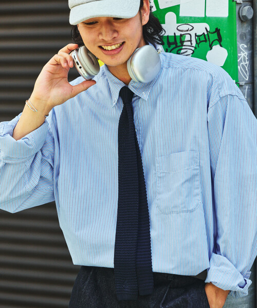 NAUTICA（ノーティカ）の「NAUTICA/ノーティカ ヴィンテージライク シルク ニットタイ（ネクタイ・メンズ・ブラック/ネイビー/ブラウン/ブルー/グリーン・ﾌﾘ-）」の8枚目の写真