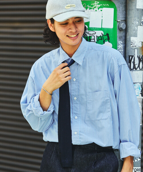 NAUTICA（ノーティカ）の「NAUTICA/ノーティカ ヴィンテージライク シルク ニットタイ（ネクタイ・メンズ・ブラック/ネイビー/ブラウン/ブルー/グリーン・ﾌﾘ-）」の9枚目の写真