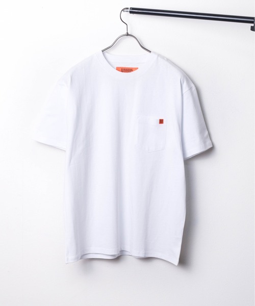 UNIVERSAL OVERALL(ユニバーサルオーバーオール)の「【72】【UNIVERSAL OVERALL】POCKET S/S(Tシャツ/カットソー・メンズ・ブラック/オートミール/ホワイト・LARGE/X-LARGE/MEDIUM)」の1枚目の写真