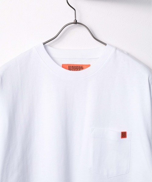 UNIVERSAL OVERALL(ユニバーサルオーバーオール)の「【72】【UNIVERSAL OVERALL】POCKET S/S(Tシャツ/カットソー・メンズ・ブラック/オートミール/ホワイト・LARGE/X-LARGE/MEDIUM)」の13枚目の写真
