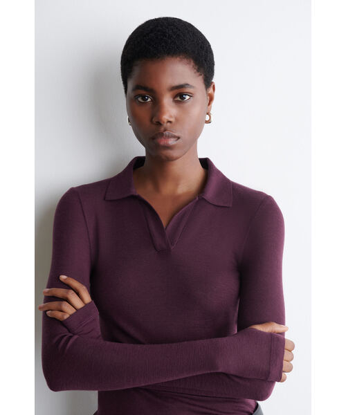 メリノウールポロシャツ（ポロシャツ）｜COS（コス）のファッション