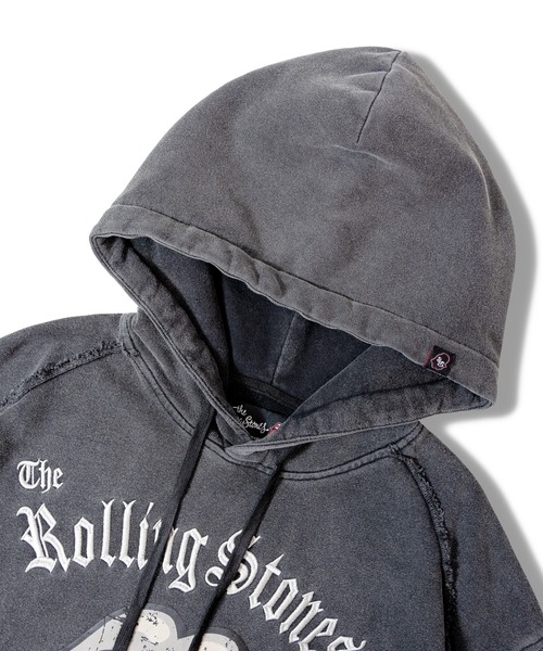 JACKROSE(ジャックローズ)の「B-TRS-Lips&Tongue-ヒョウ柄切替プルパーカー(パーカー・メンズ・ブラック/ブラウン・M/L)」の7枚目の写真