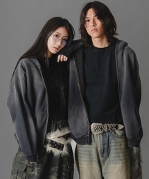 there is nothing（ゼアイズナッシング）の「ピグメントオーバーサイズダブルジップパーカー（パーカー）」