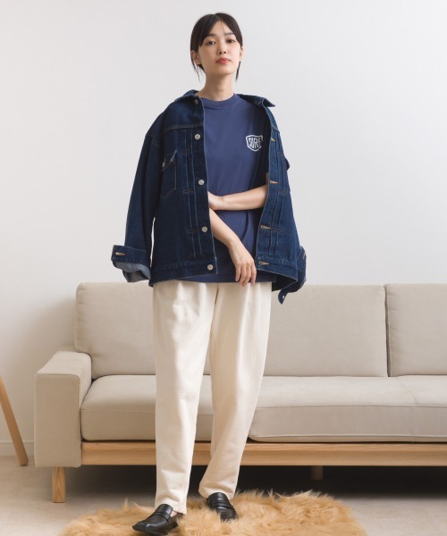 OMNES（オムネス）の「テック裏毛タックスウェットテーパードパンツ（スウェットパンツ・レディース・ホワイト/ブラック/グレー/ダークグレー・FREE）」の8枚目の写真