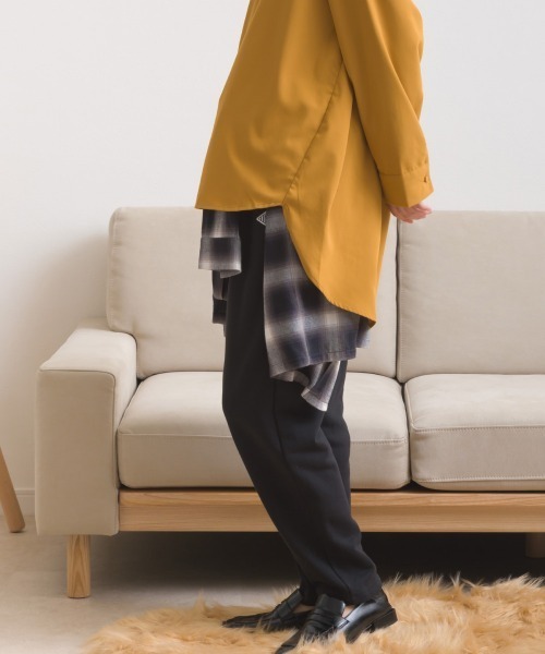 OMNES（オムネス）の「テック裏毛タックスウェットテーパードパンツ（スウェットパンツ・レディース・ホワイト/ブラック/グレー/ダークグレー・FREE）」の11枚目の写真