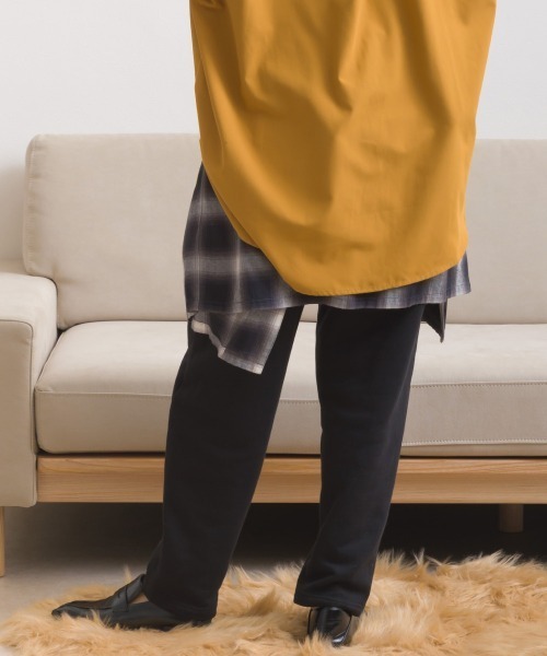 OMNES（オムネス）の「テック裏毛タックスウェットテーパードパンツ（スウェットパンツ・レディース・ホワイト/ブラック/グレー/ダークグレー・FREE）」の12枚目の写真