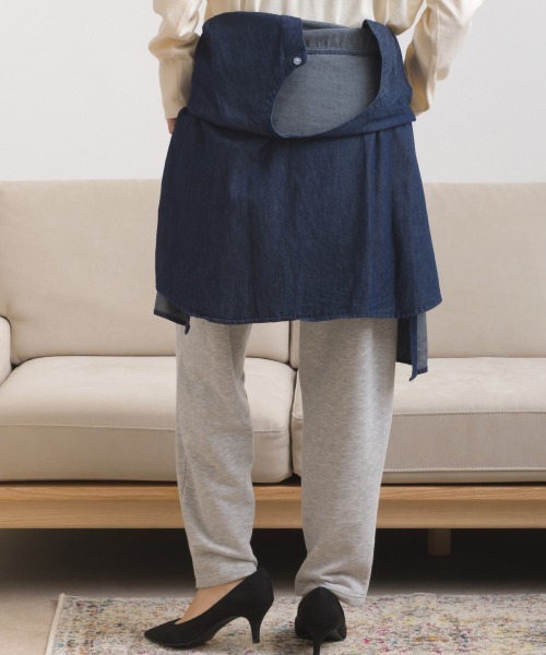 OMNES（オムネス）の「テック裏毛タックスウェットテーパードパンツ（スウェットパンツ・レディース・ホワイト/ブラック/グレー/ダークグレー・FREE）」の17枚目の写真