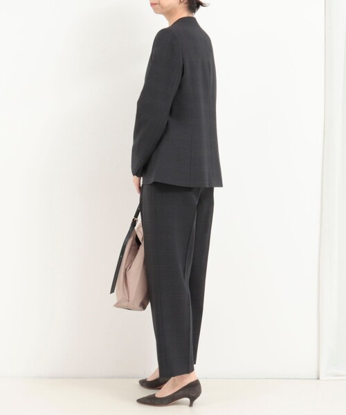 MICO COULIER（ミコクリエ）の「《セットアップ対応》ウールライクウインドペンパンツ（その他パンツ・レディース・ブルー系その他/グレー系その他・38/36）」の12枚目の写真