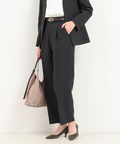 MICO COULIER（ミコクリエ）の「《セットアップ対応》ウールライクウインドペンパンツ（その他パンツ・レディース・ブルー系その他/グレー系その他・38/36）」の13枚目の写真