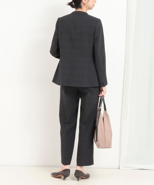 MICO COULIER（ミコクリエ）の「《セットアップ対応》ウールライクウインドペンパンツ（その他パンツ・レディース・ブルー系その他/グレー系その他・38/36）」の14枚目の写真