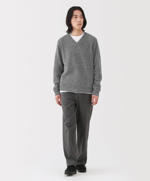 【期間限定価格】新品 STILL BY HAND ヤク混ミドルゲージ セーター セール】 ハイゲージクルーネックニット （ニット・セーター