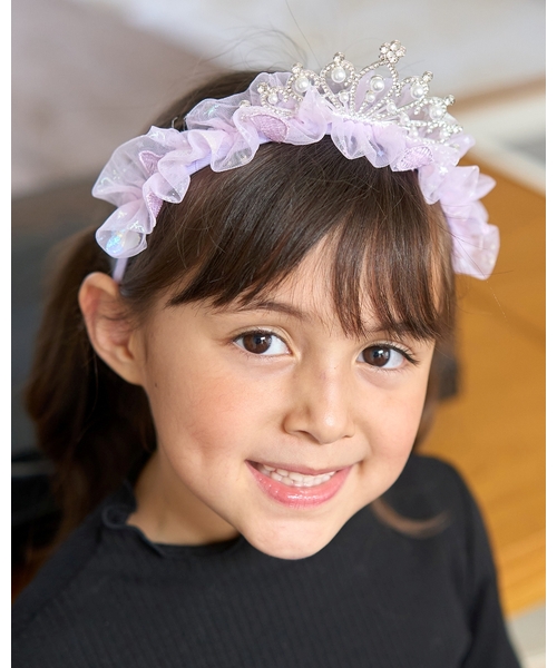 ティアラ付きカチューシャ（その他ヘアアクセサリー）｜Lycee mine